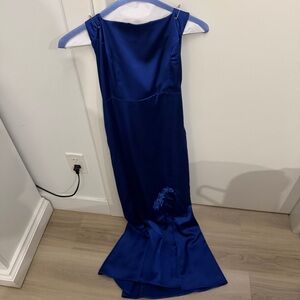 Elegant Blue Maxi Dress